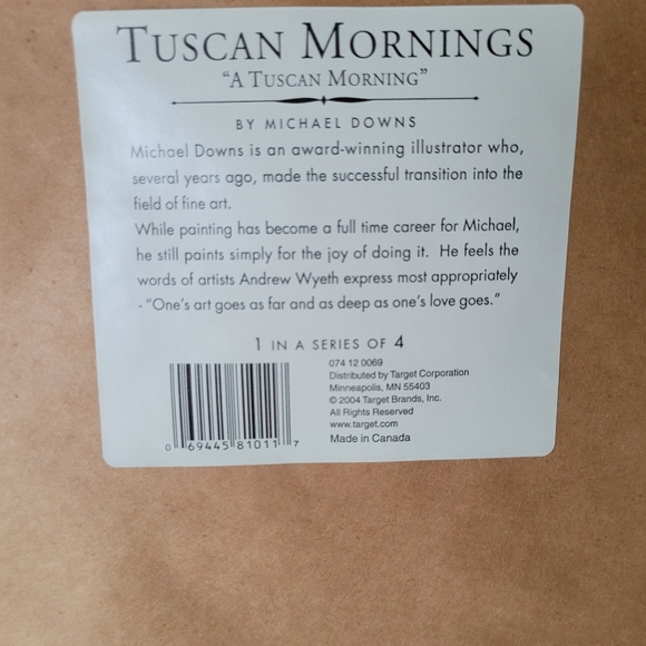 Tuscan Mornings, Seriolithograph print by Michael Downs - Picture 4 of 4